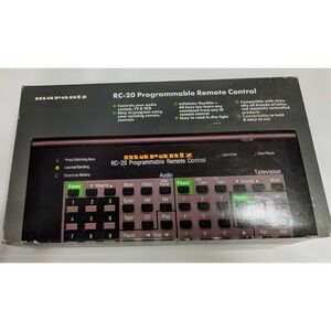 Mrantaz Universal Remote Control Programmable Retro/Vintage TV Remote New In Box